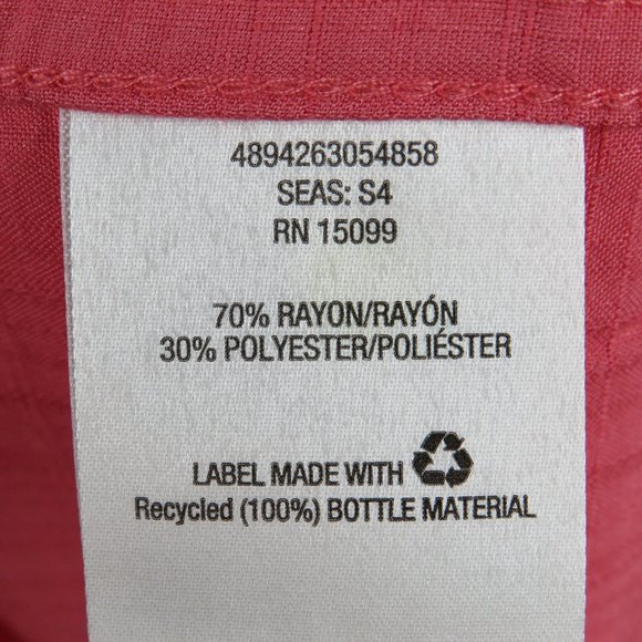 Covington* Men's Short Sleeve Button Down Straight Hem Chest Pocket~‎ Size XL - Picture 5 of 12